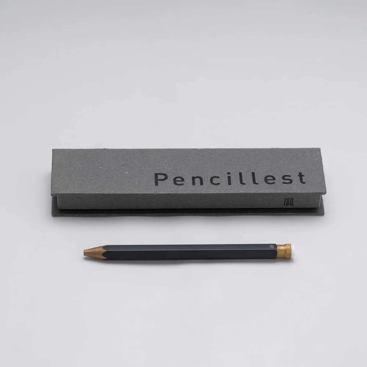 Kugelschreiber Pencillest – Messing · Schwarz · 14,4 cm | 100percent