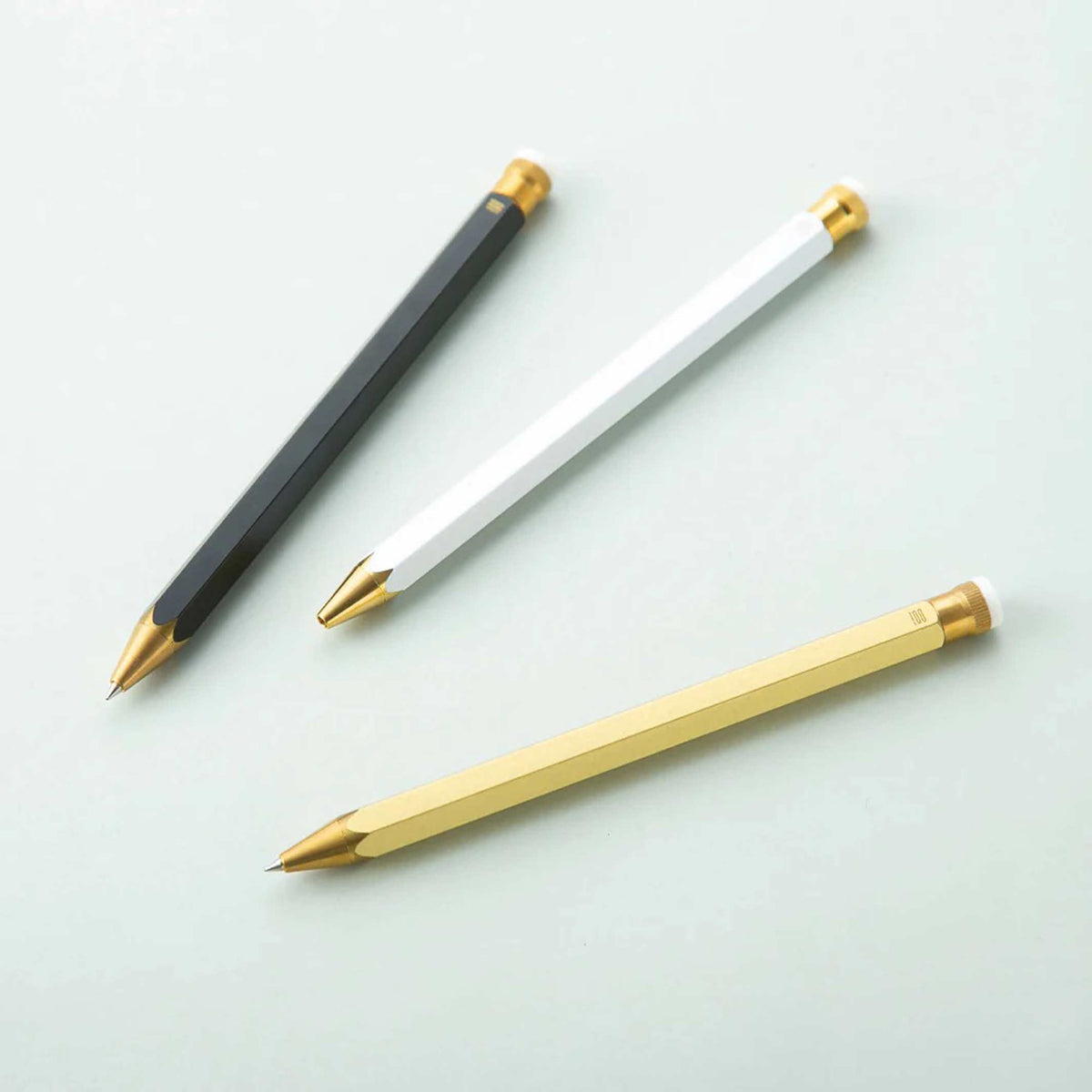 Ballpoint Pen Pencillest – Brass · White · 14.4 cm | 100percent