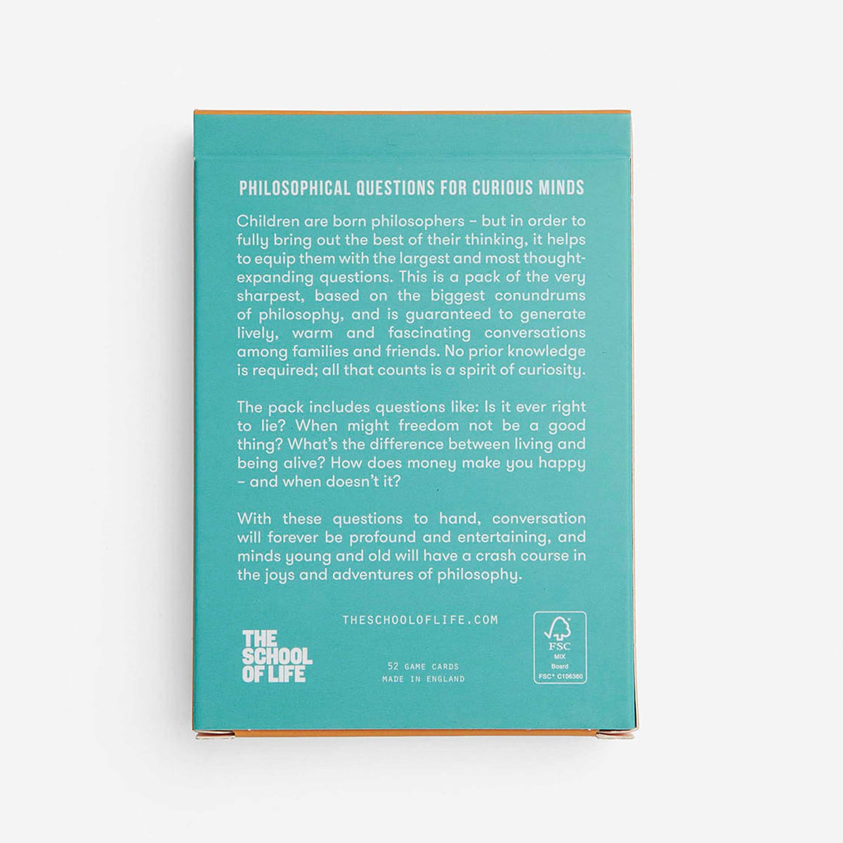 Kartenspiel "Philosophical Questions for Curious Minds" – Englisch | TSOL
