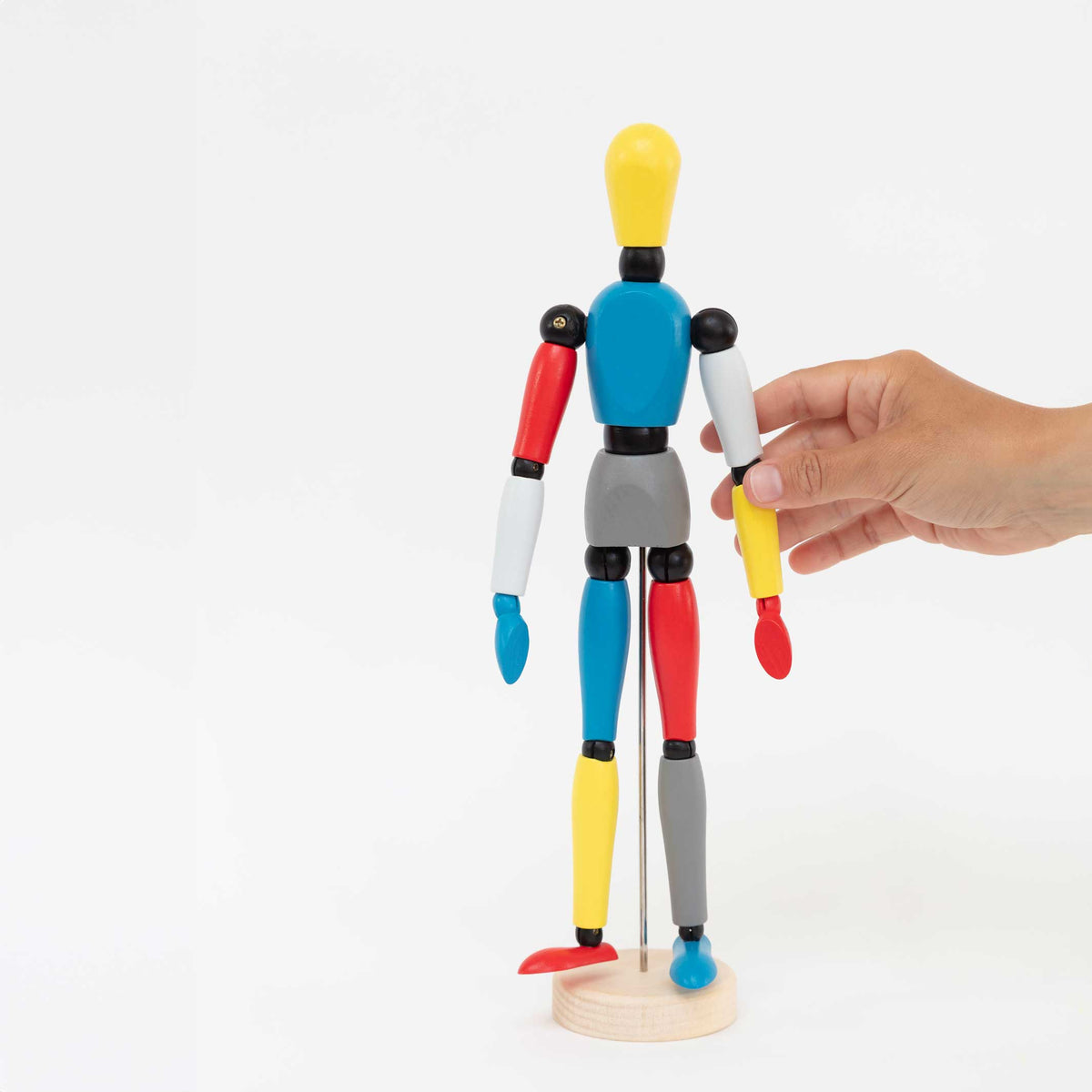 PIET The Artist's Mannequin | Wooden FIGURINE | Block Design