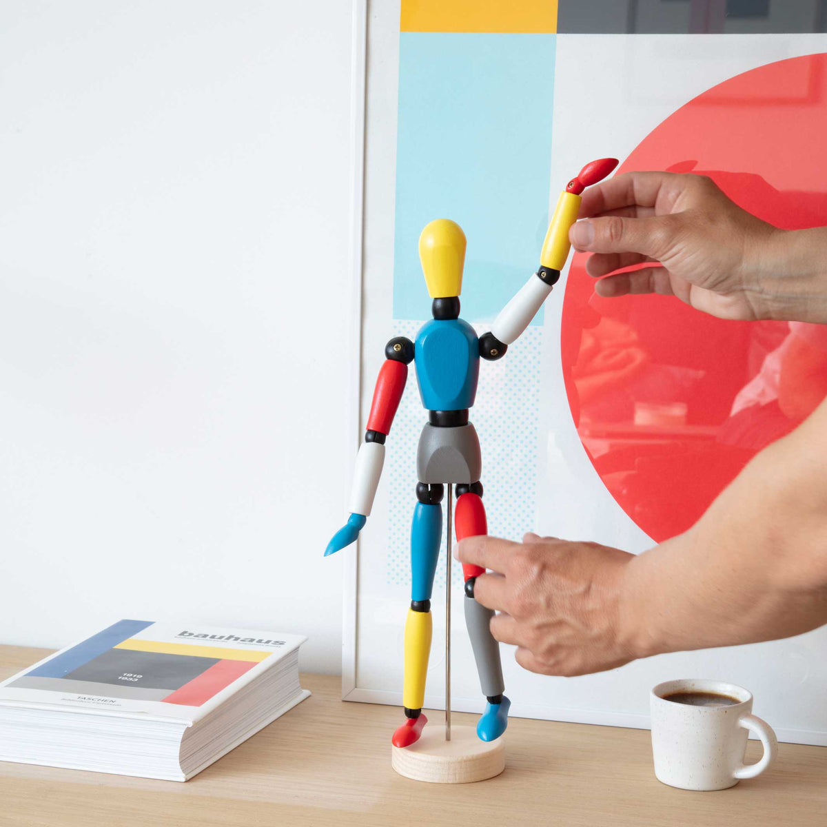 PIET The Artist's Mannequin | Wooden FIGURINE | Block Design