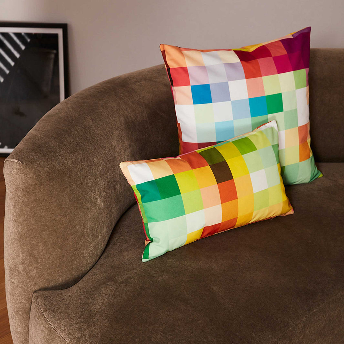 COUSSIN PIXEL SOL - Coussin - 50x50 cm - 100% Trevira CS | Cristian Zuzunaga