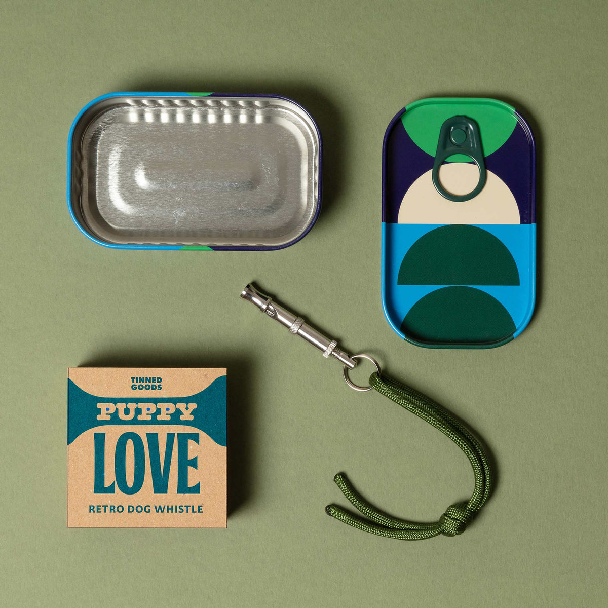 Hundepfeife "Puppy Love" – Retro · in Dose | Block Design