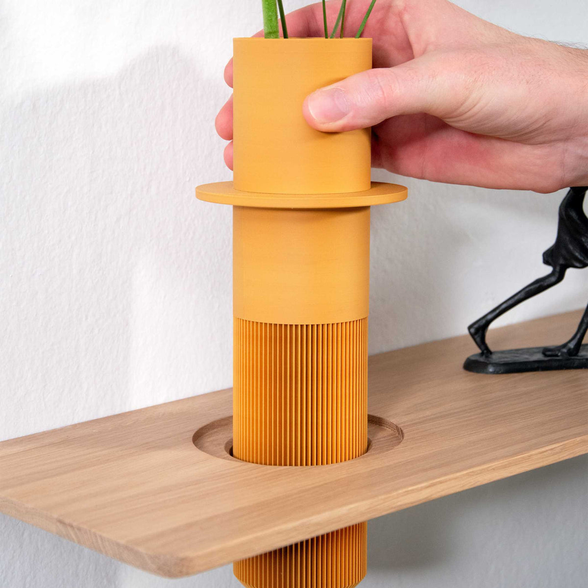 VASEBOARD M - Wandregalsystem mit modularer Vase - 3D Druck | vaseboard