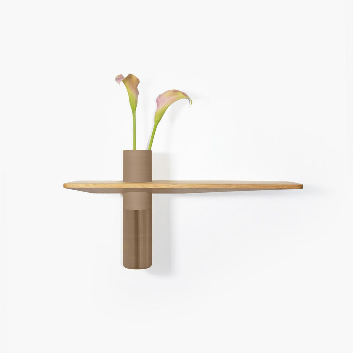 VASEBOARD M - Wandregalsystem mit modularer Vase - 3D Druck | vaseboard