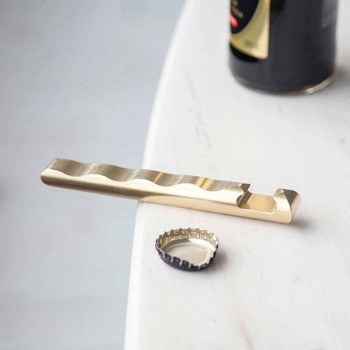 Bottle Opener Ripple – Brass · 17.8 cm | Craighill