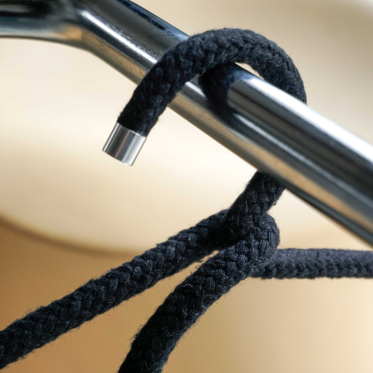 Rope Hanger – Cotton · Black | Peppermint Products