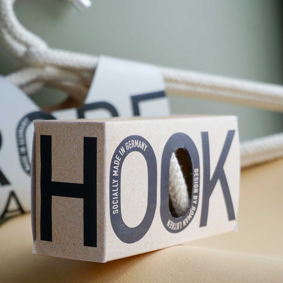 S-Haken "Rope Hook" – Baumwolle · Natur | Peppermint Products