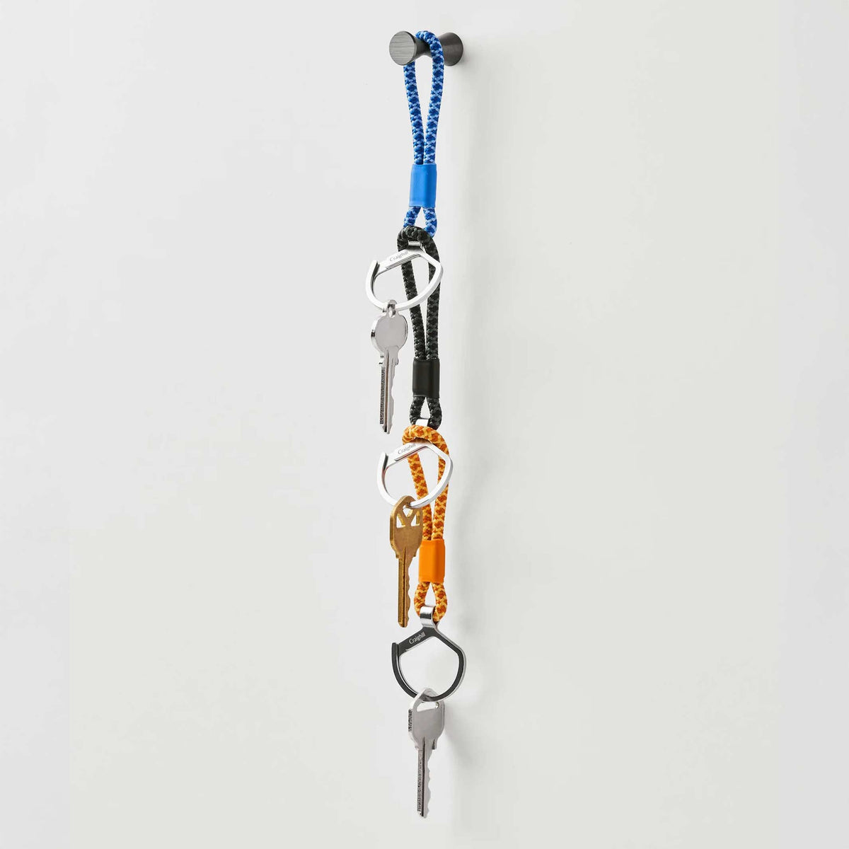 Schlüsselring "Rope Split Ring" – Stahl · Gelb-Orange | Craighill