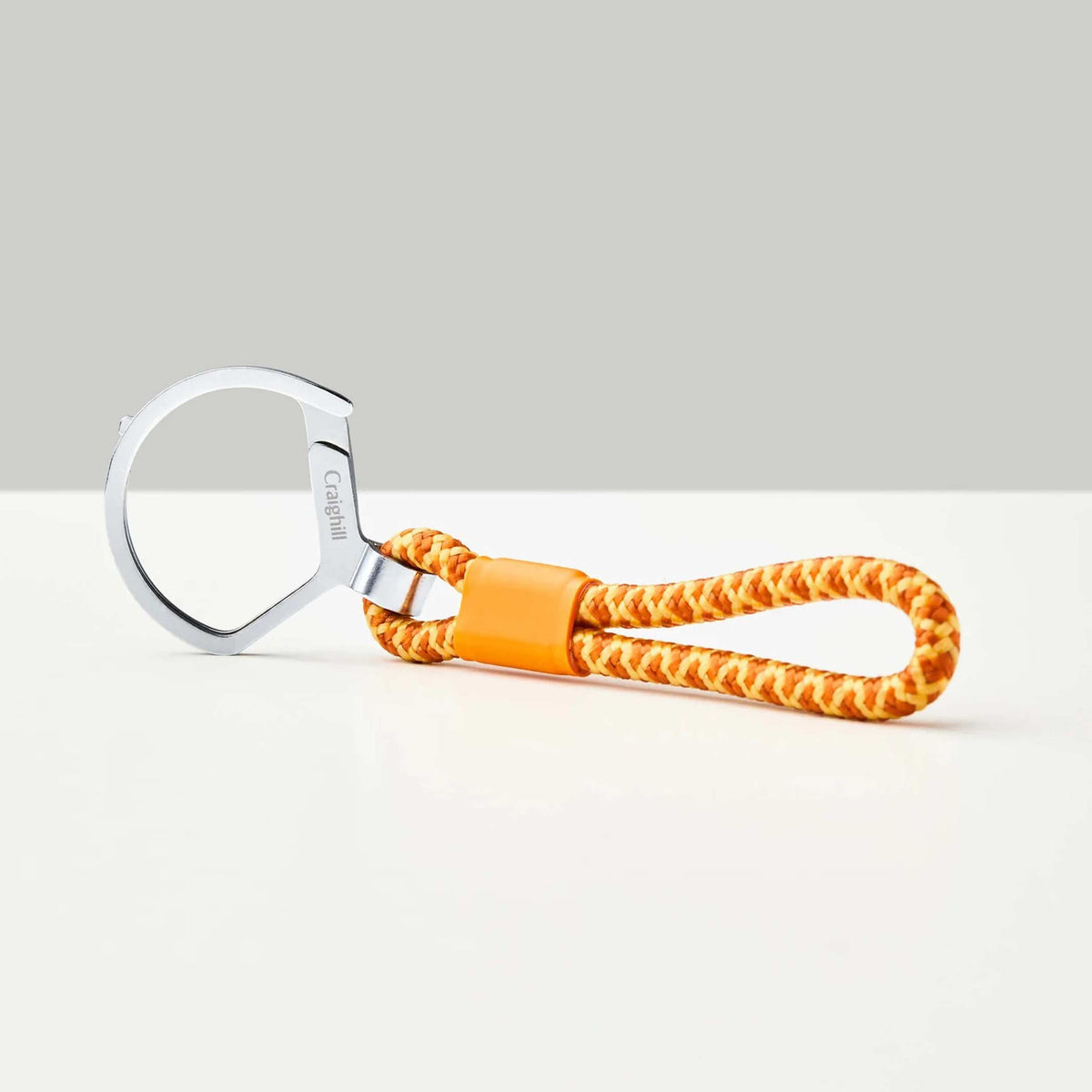 Schlüsselring "Rope Split Ring" – Stahl · Gelb-Orange | Craighill