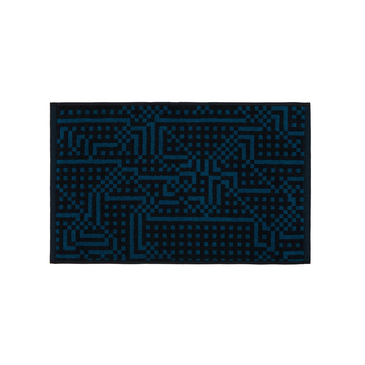 ROUTE - kleines Dunkelblaues Handtuch - Bitmap Collection - 33x50 cm | Cristian Zuzunaga
