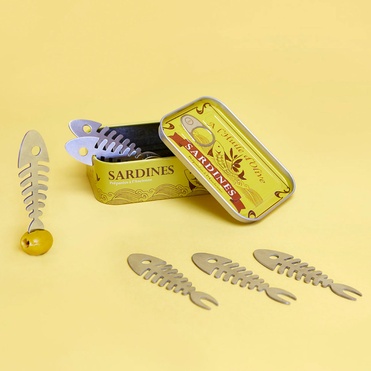 SARDINES - 6x fourchettes à goûter et à grignoter | Balvi