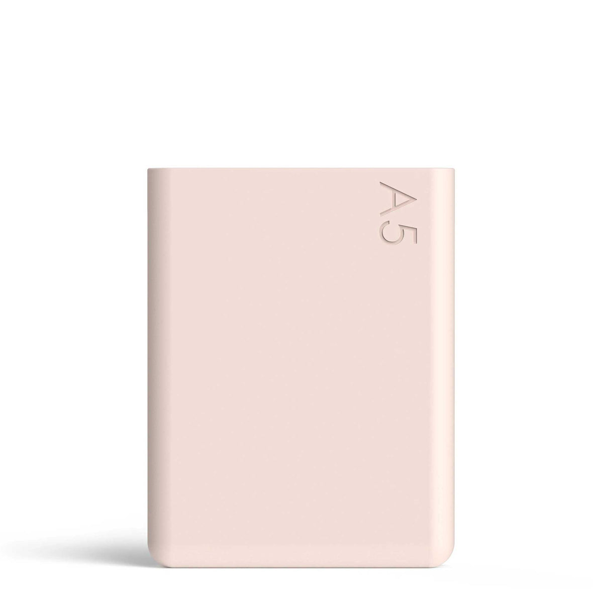 Coffret mémo A5 Rose | bouteille plate pour boire et pour l'eau avec manchon en silicone | 750 ml