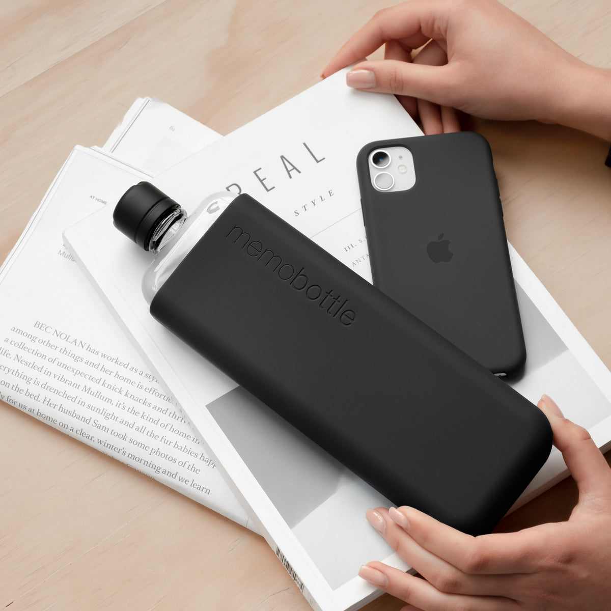 SLIM Silikon SCHUTZHÜLLE | für Slim memobottle WASSERFLASCHE