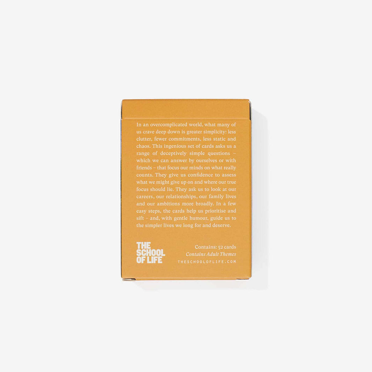 Kartenspiel "Simplicity Cards" – Englisch | The School of Life