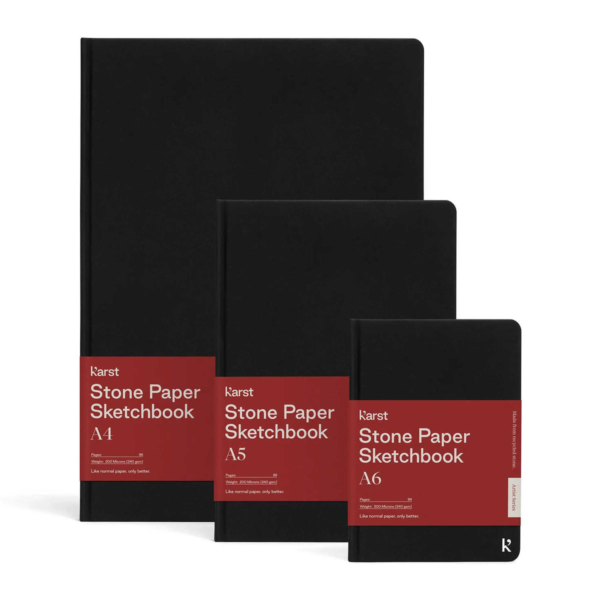 Hardcover SKETCHBOOK | Schwarzes SKIZZENBUCH | KarstGoods