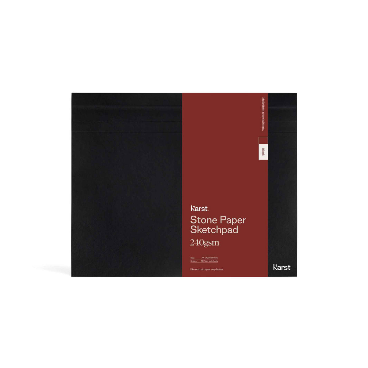 Hardcover SKETCHPAD - Schwarzer SKIZZENBLOCK | KarstGoods