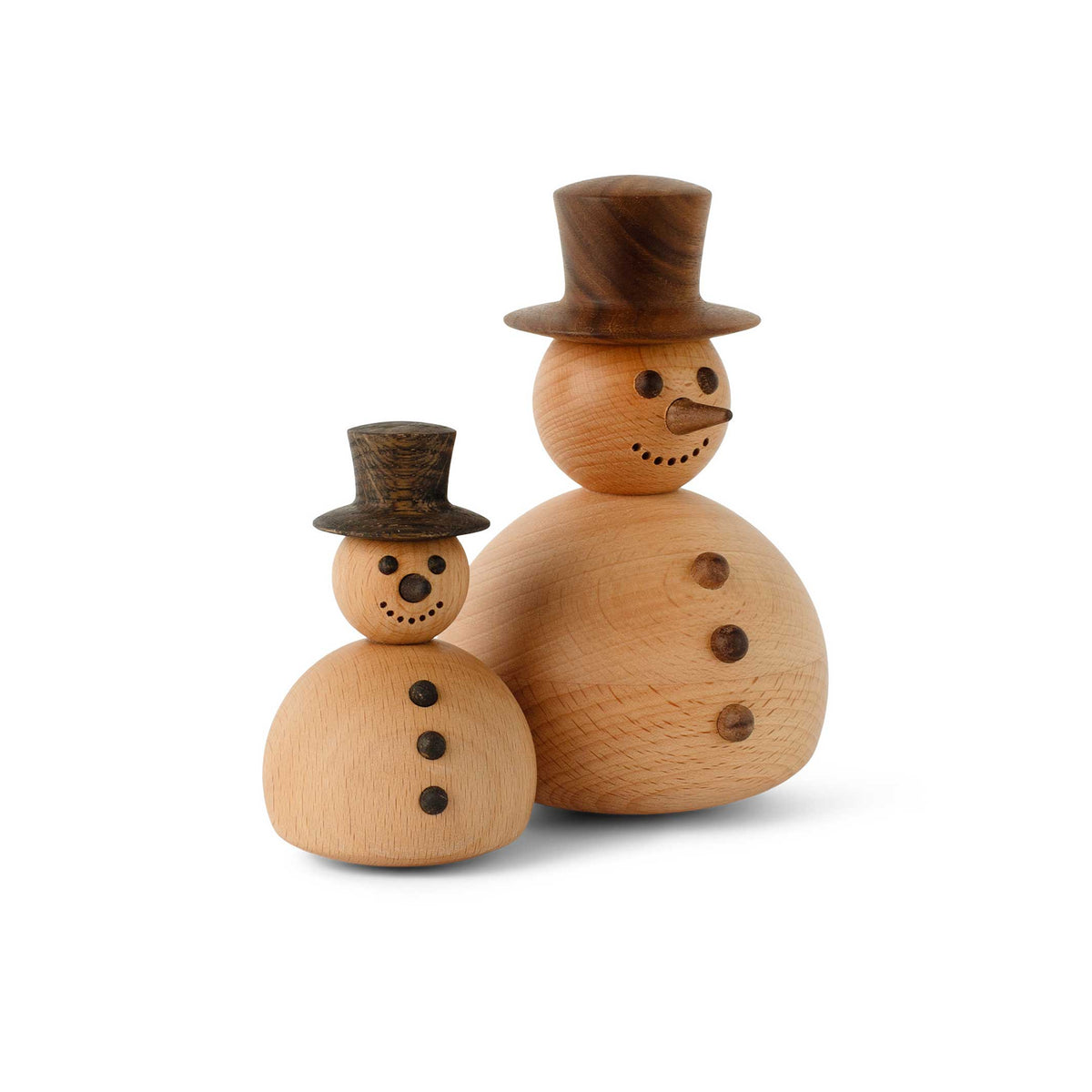 Holz-Schneemann "The Snowman" Klein – Eiche · 9 cm | Spring Copenhagen
