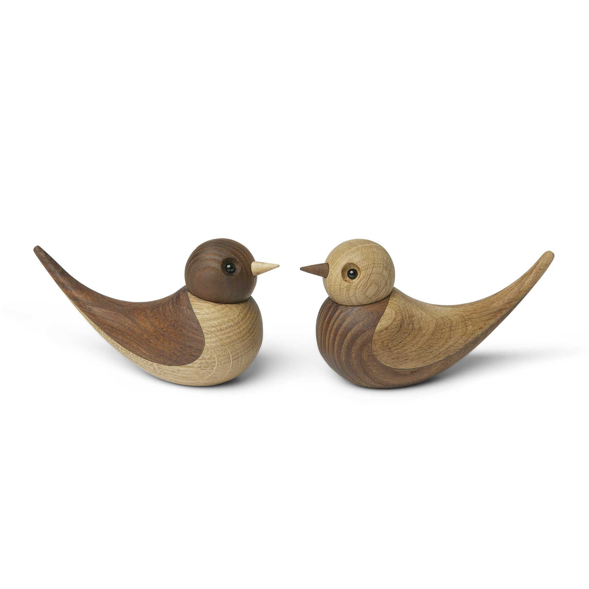 Wooden Swallow Pair Soulmates – Oak · 14 cm | Spring Copenhagen