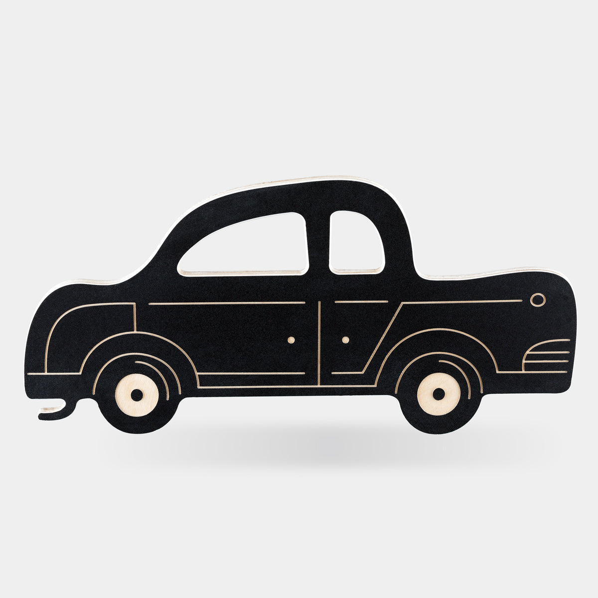 SATURN RETRO CAR - Kreidetafel aus Holz - Auto | milin