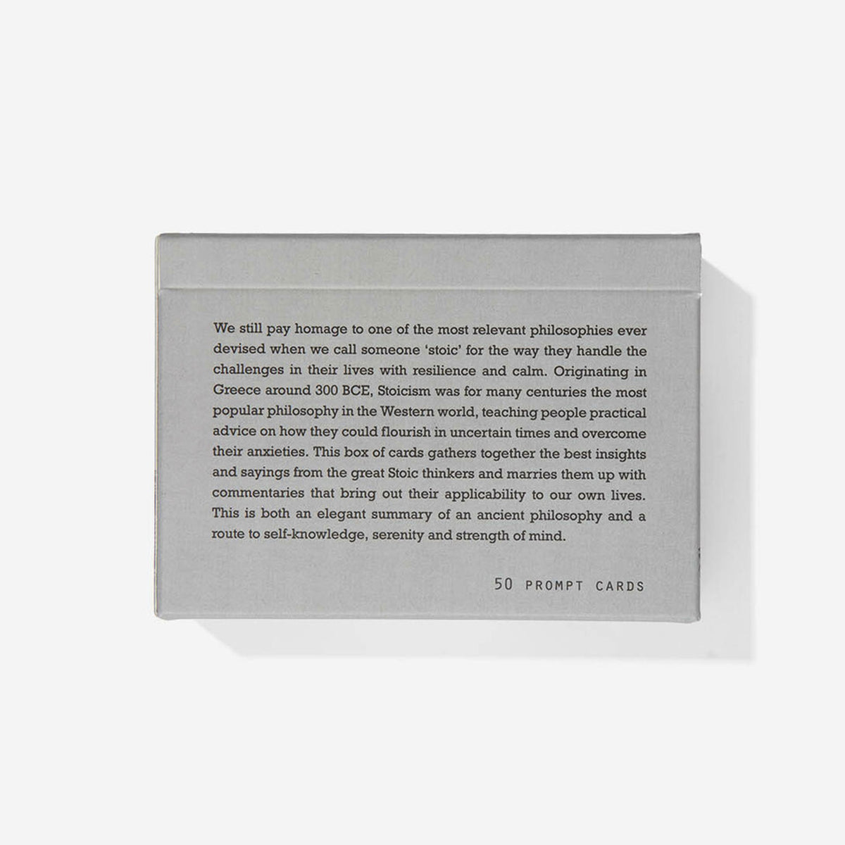 STOICISME | JEU DE CARTES | Édition anglaise | The School of Life