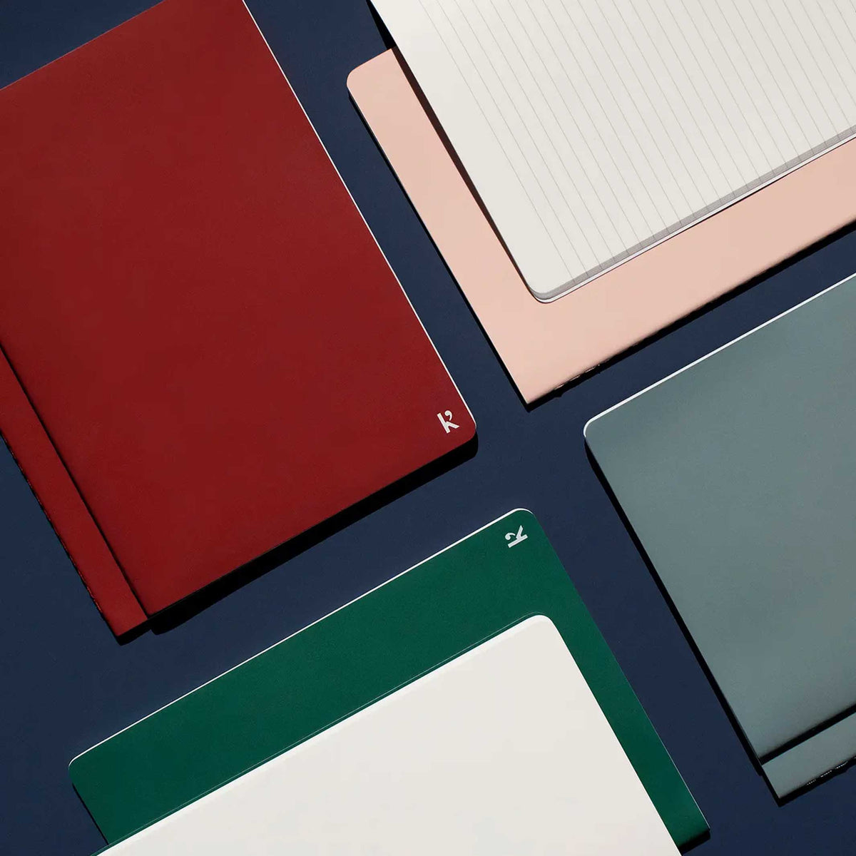 Softcover JOURNALS | Twin Pack  | A5 lined & blank | Karst Stone Paper