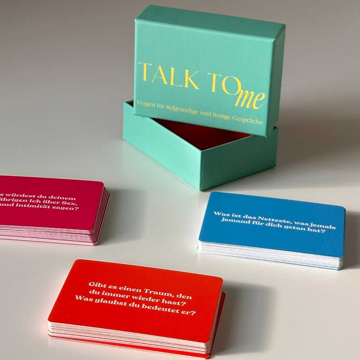 TALK TOme - 60 Questions for deep & funny conversations - German | Elena Miller