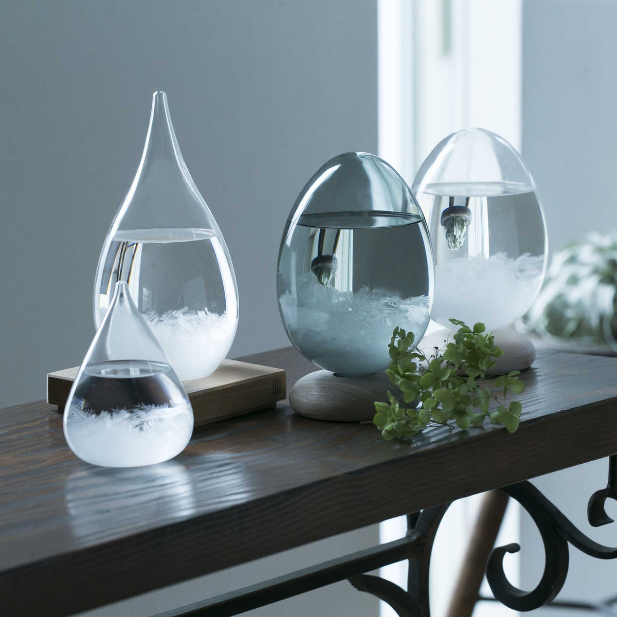 Sturmglas "Tempo Pulse" – Glas · Dunkel · 17 cm | 100percent