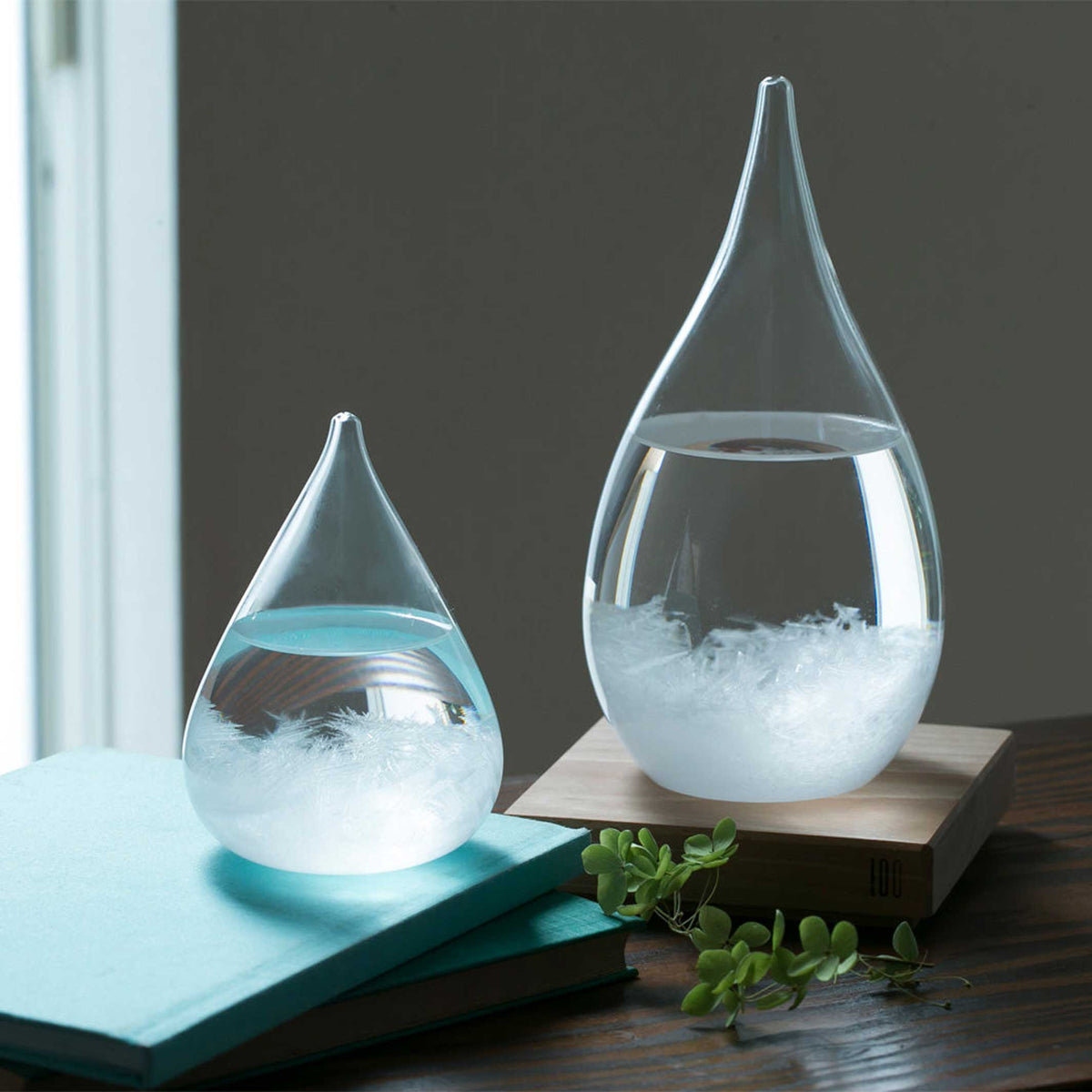 Sturmglas "Tempo Drop" Mini – Glas · Klar · 11 cm | 100percent