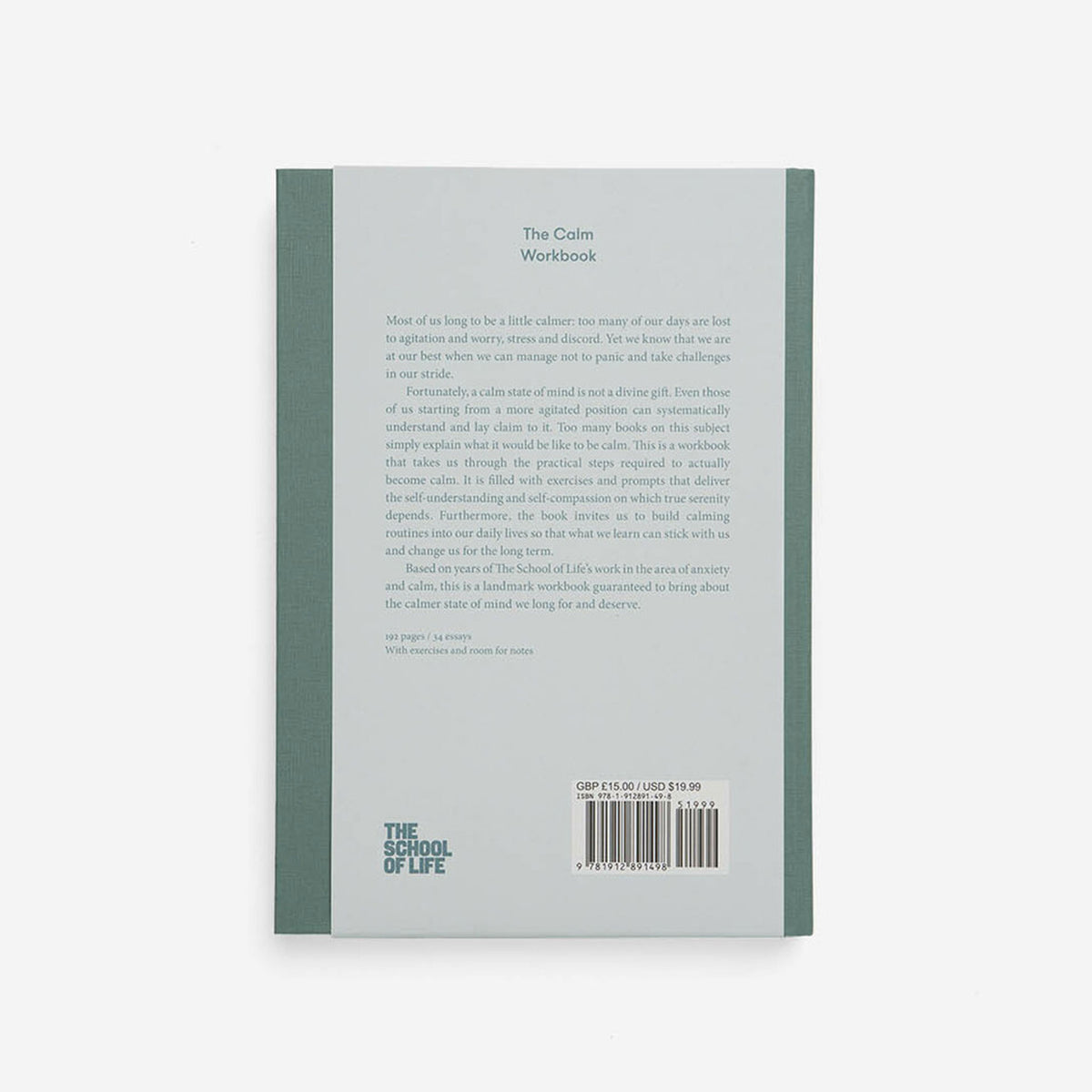 Workbook "The Calm Workbook" – Englisch | The School of Life