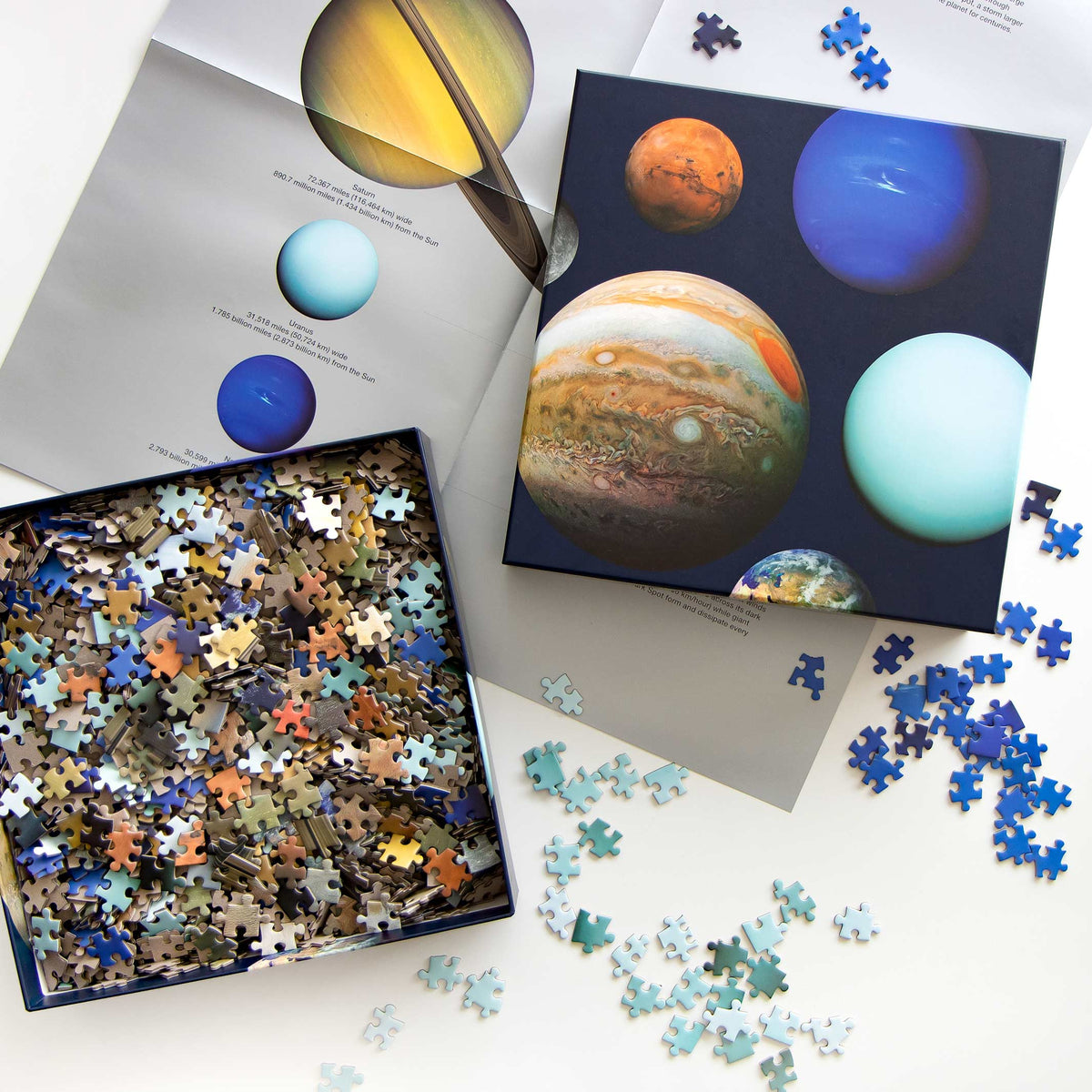 THE PLANETS - Set aus acht Planeten Puzzles - 2.000 Teile | parkside