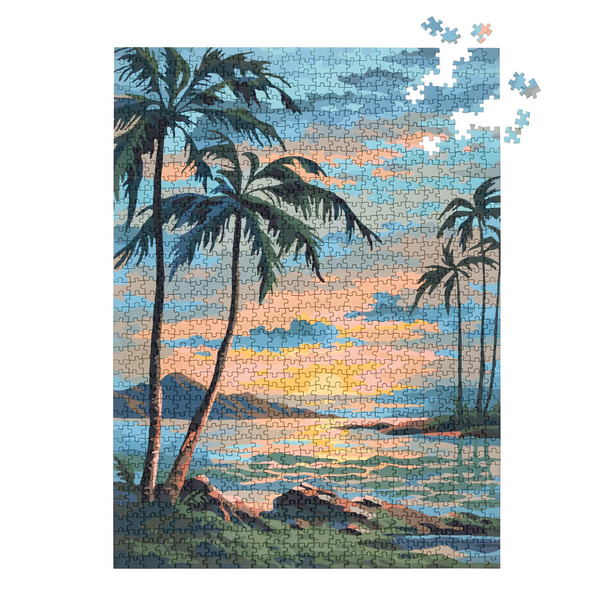 TROPICS - Vintage Paint by Numbers - Puzzle 1.000 Teile | parkside
