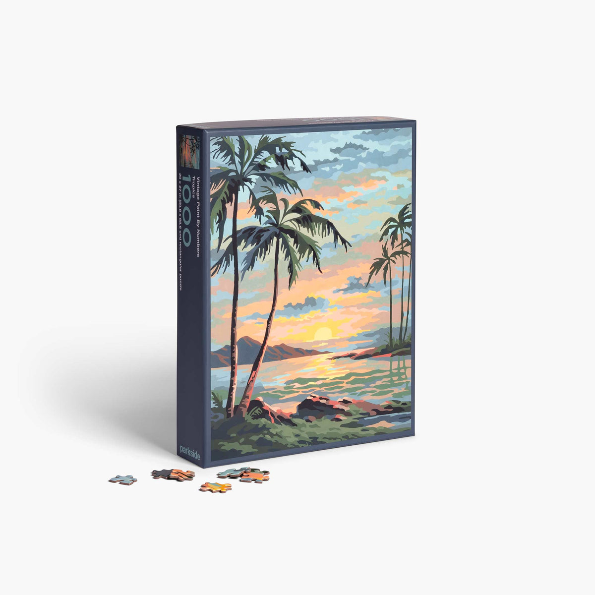 TROPICS - Vintage Paint by Numbers - Puzzle 1.000 Teile | parkside