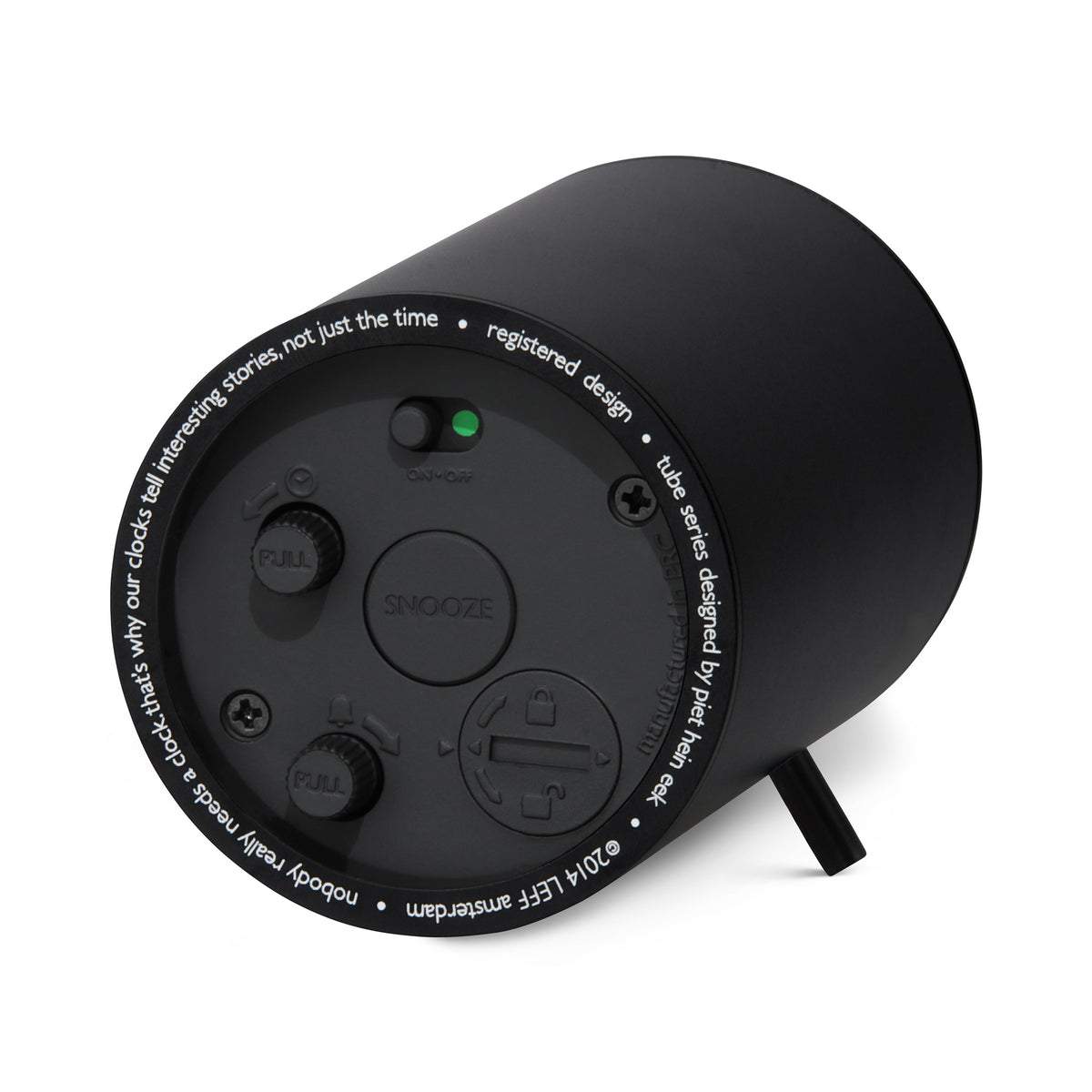 TUBE ALARM CLOCK | TISCHUHR mit Wecker | Piet Hein Eek | Leff Amsterdam