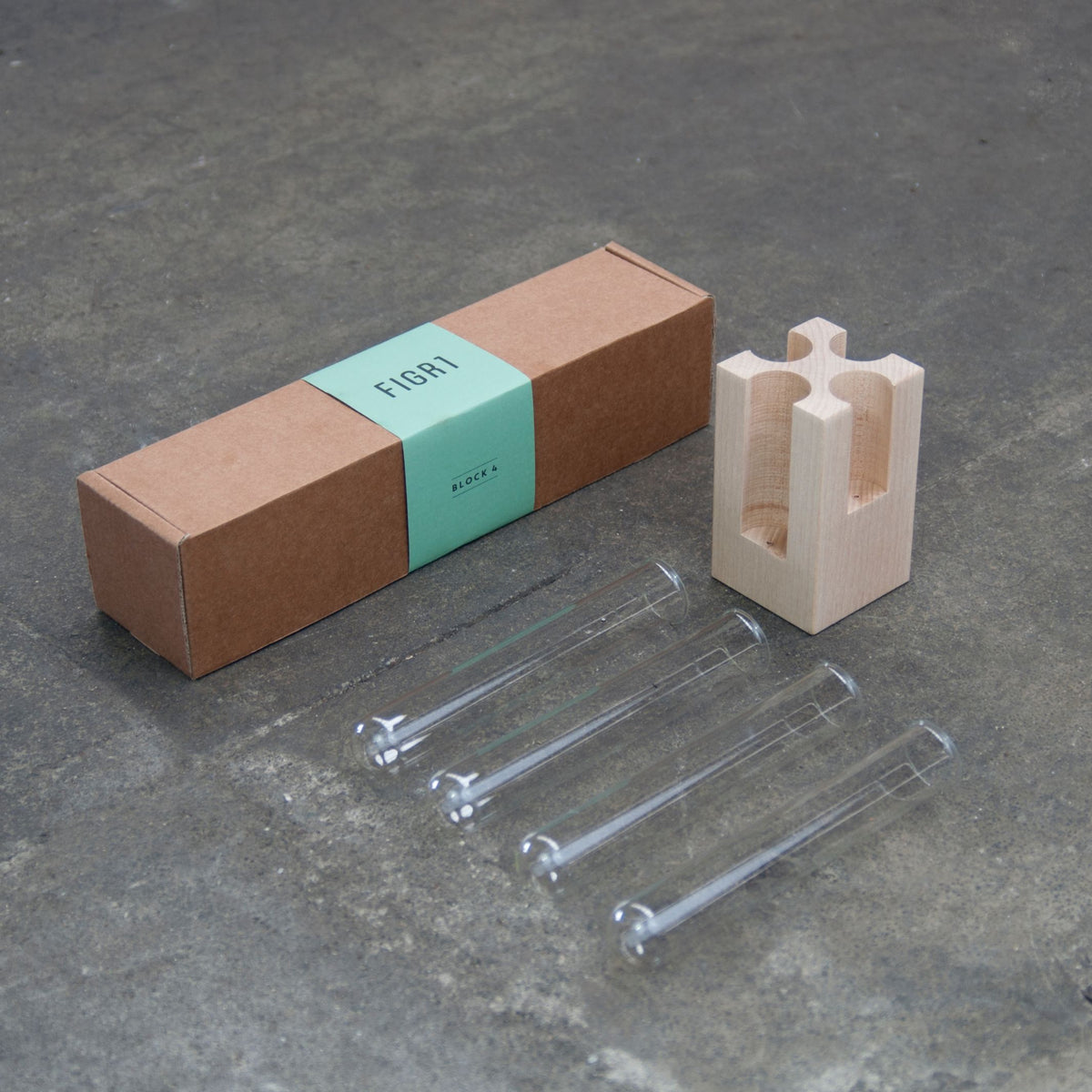 BLOCK 4 - Vase aus Holz | FIGR1