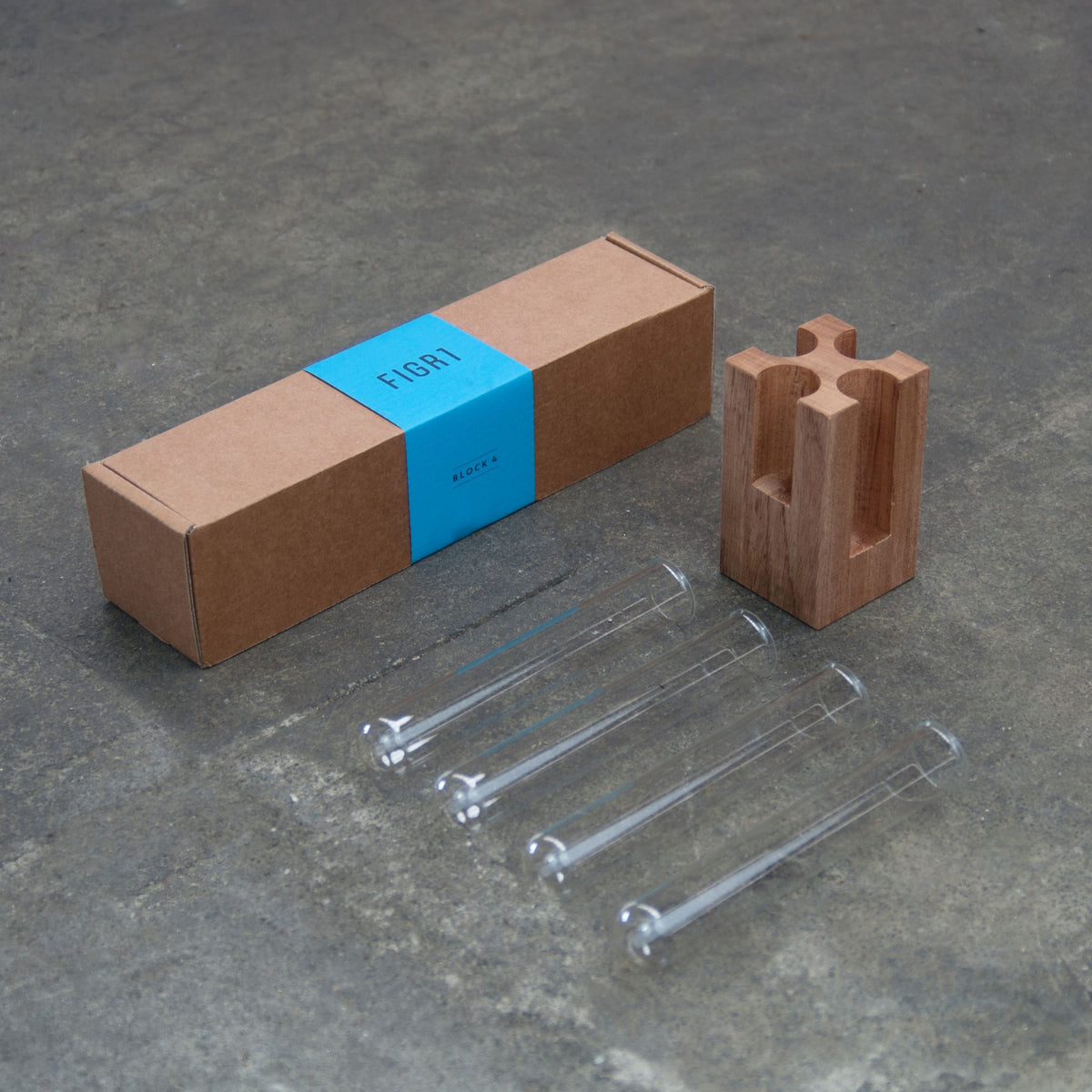 BLOCK 4 - Vase aus Holz | FIGR1