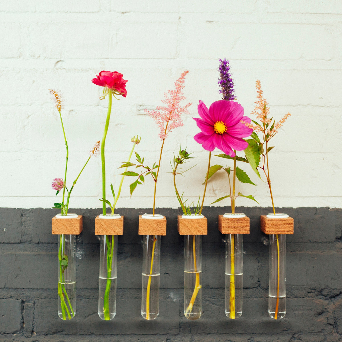 CONTAINER 2 - Holzvase für die Wand - 2er Set | FIGR1