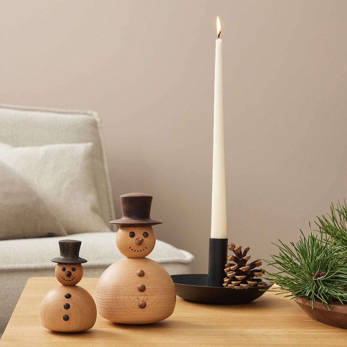 Candle Holder "Water Lily" – Steel · Ø 15 cm | Spring Copenhagen