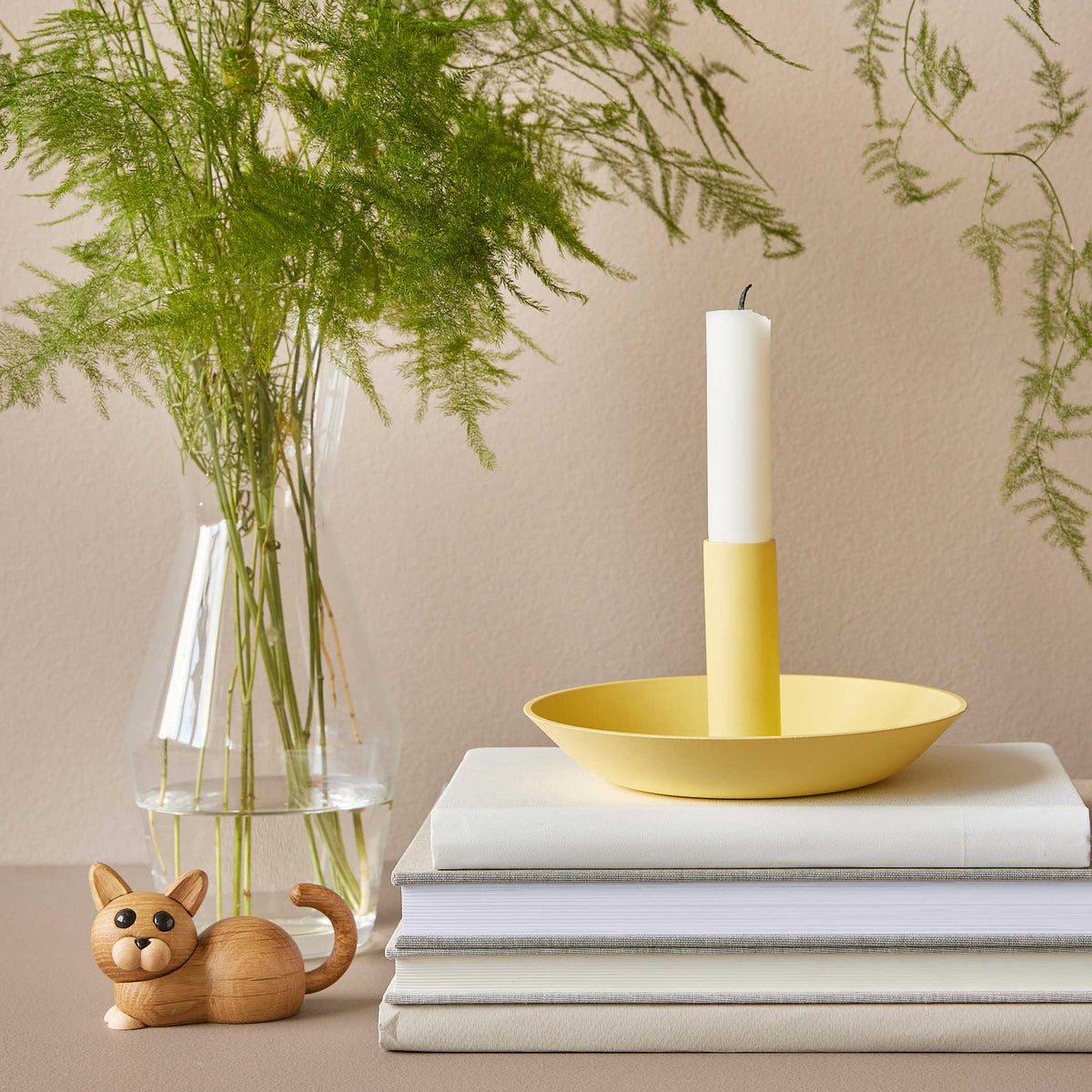 Candle Holder "Water Lily" – Steel · Ø 15 cm | Spring Copenhagen