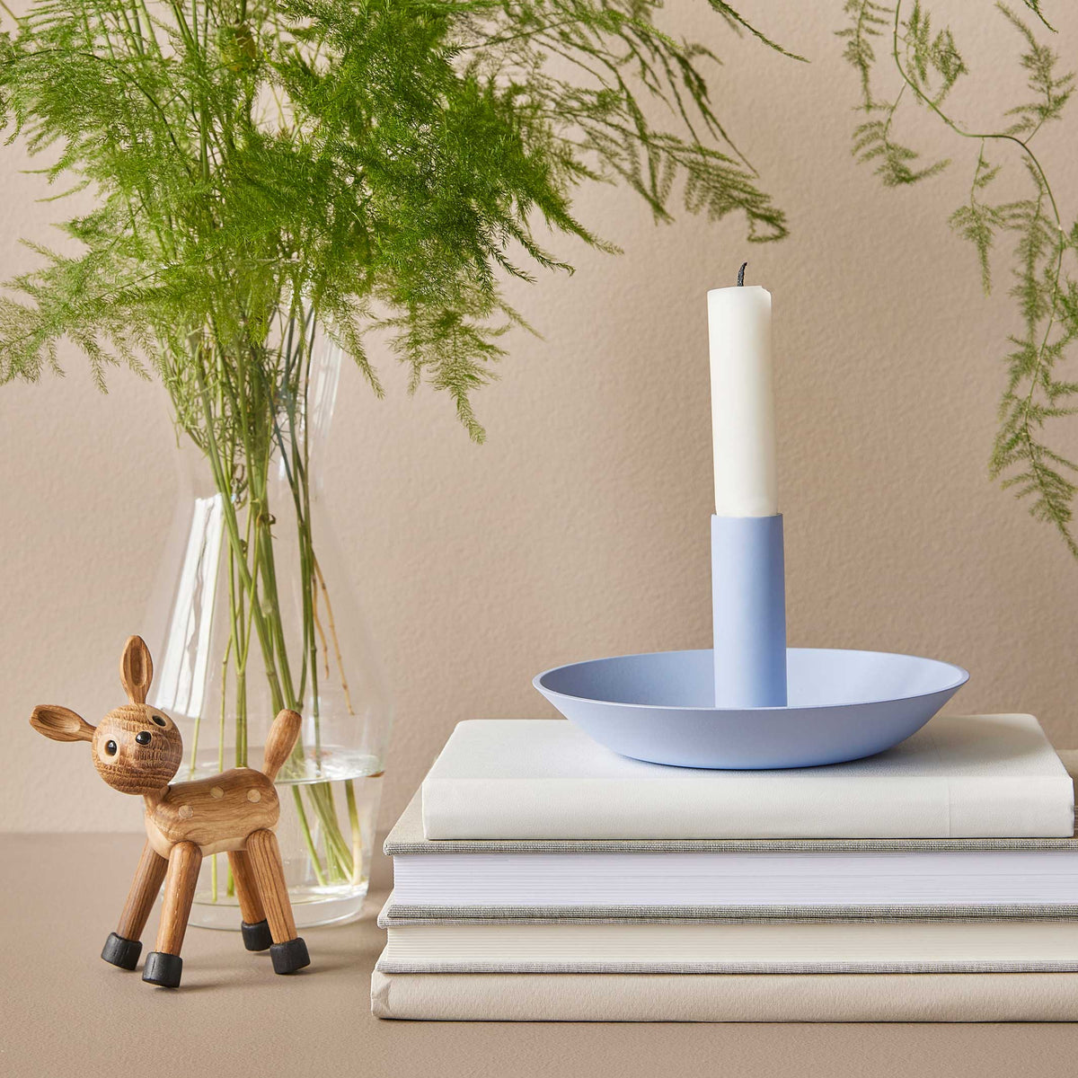 Candle Holder "Water Lily" – Steel · Ø 15 cm | Spring Copenhagen