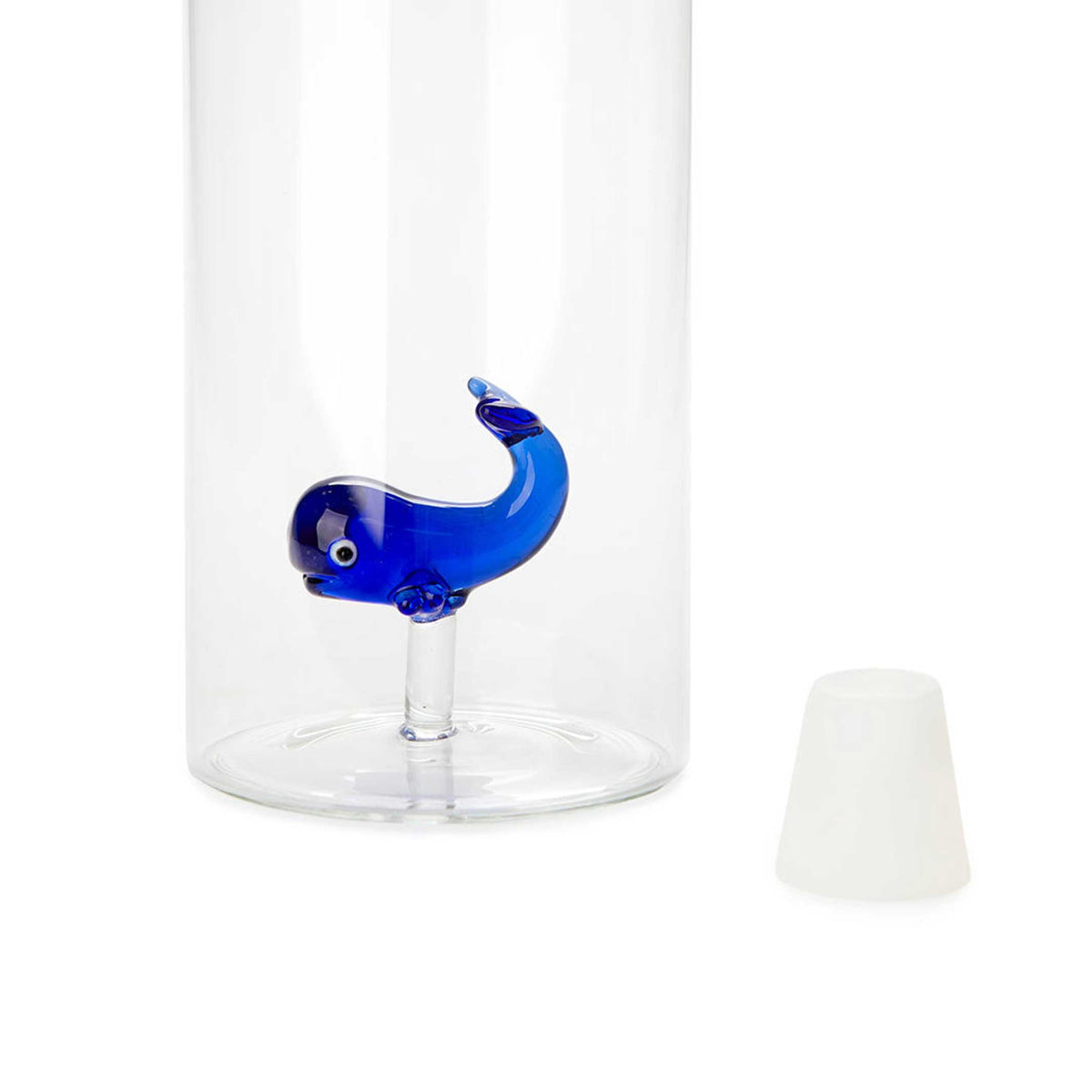 Glasflasche Atlantis Wal – Blau · 1,2 L | Balvi