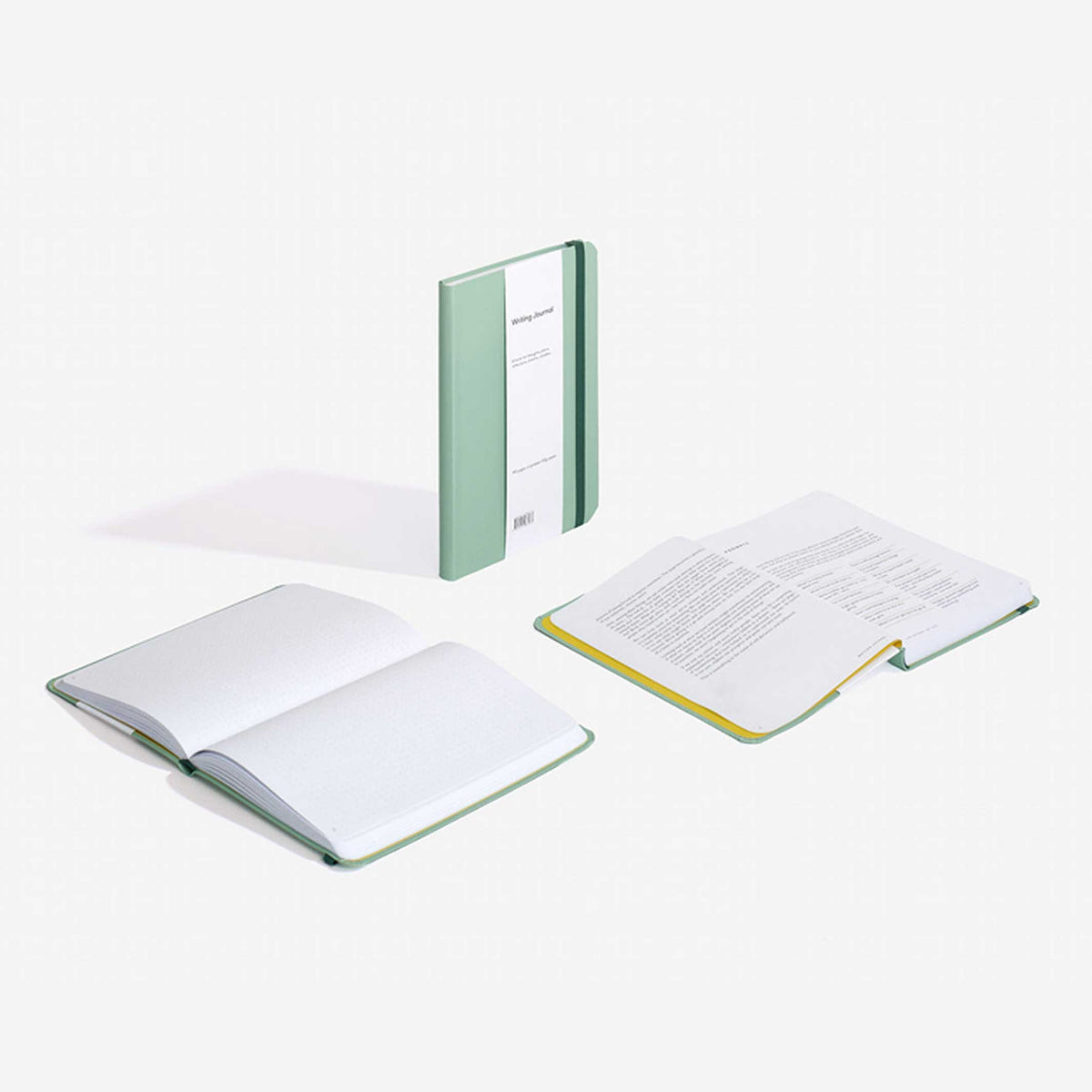 JOURNAL D'ÉCRITURE - Journal à pois vert clair - Édition anglaise | L'école de la vie
