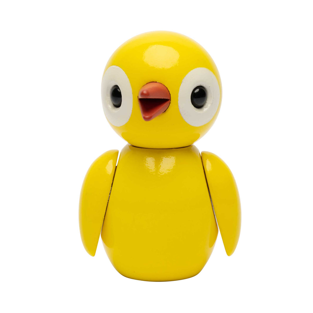 Deko-Vogel "Youthful Yellow" – Buche · 6,5 cm | Spring Copenhagen