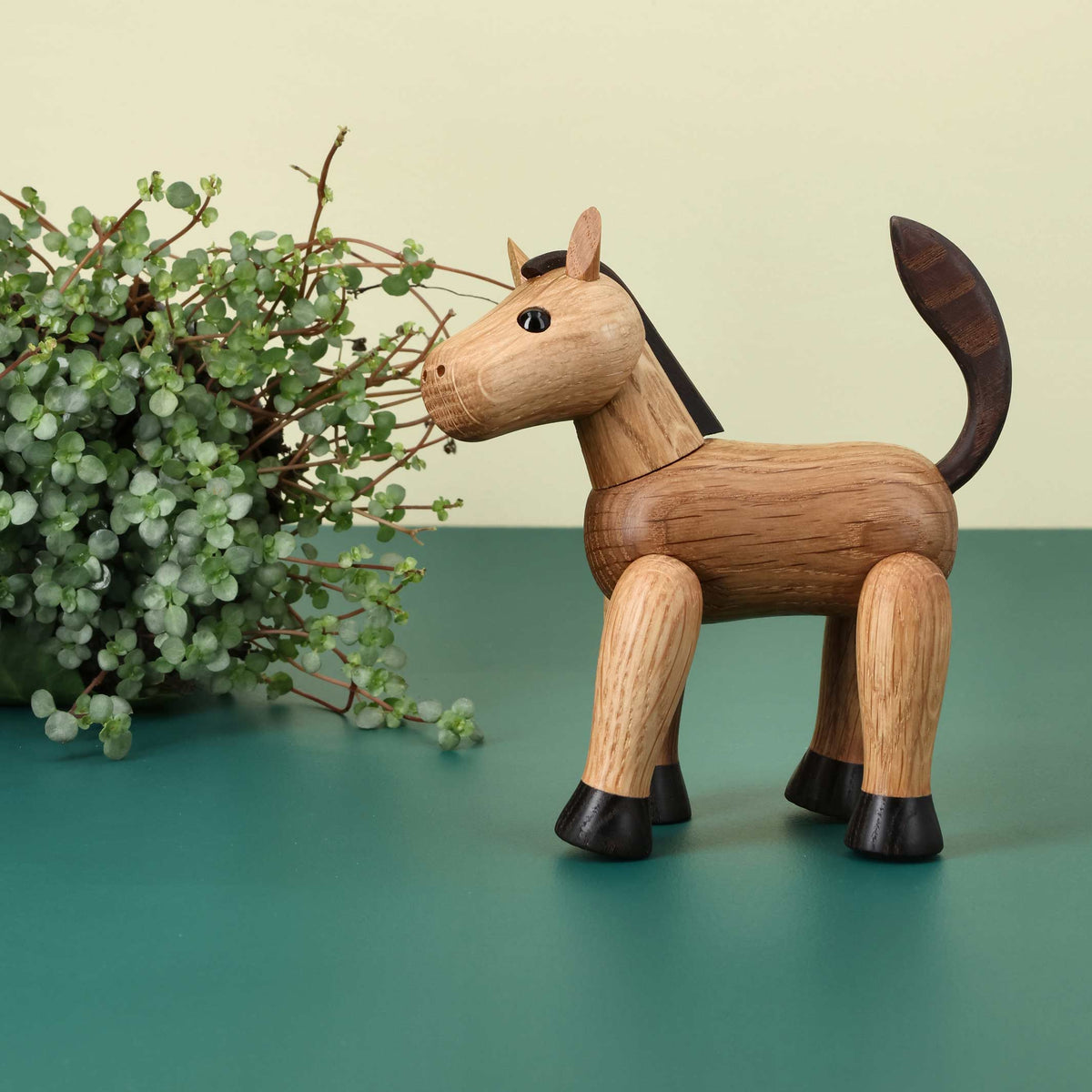 Holzpferd Beauty Groß – Eiche · L 16 cm | Spring Copenhagen