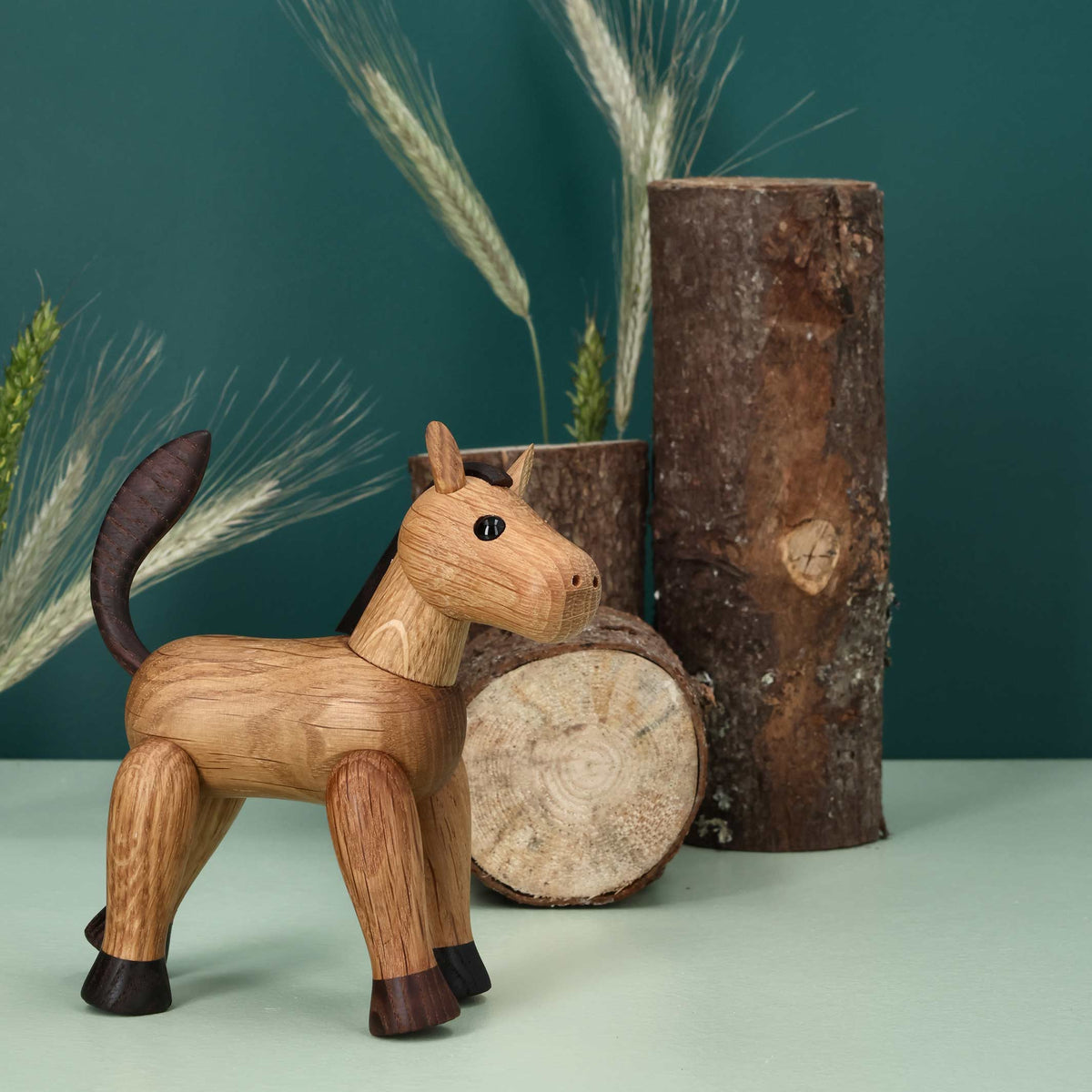 Holzpferd Beauty Groß – Eiche · L 16 cm | Spring Copenhagen