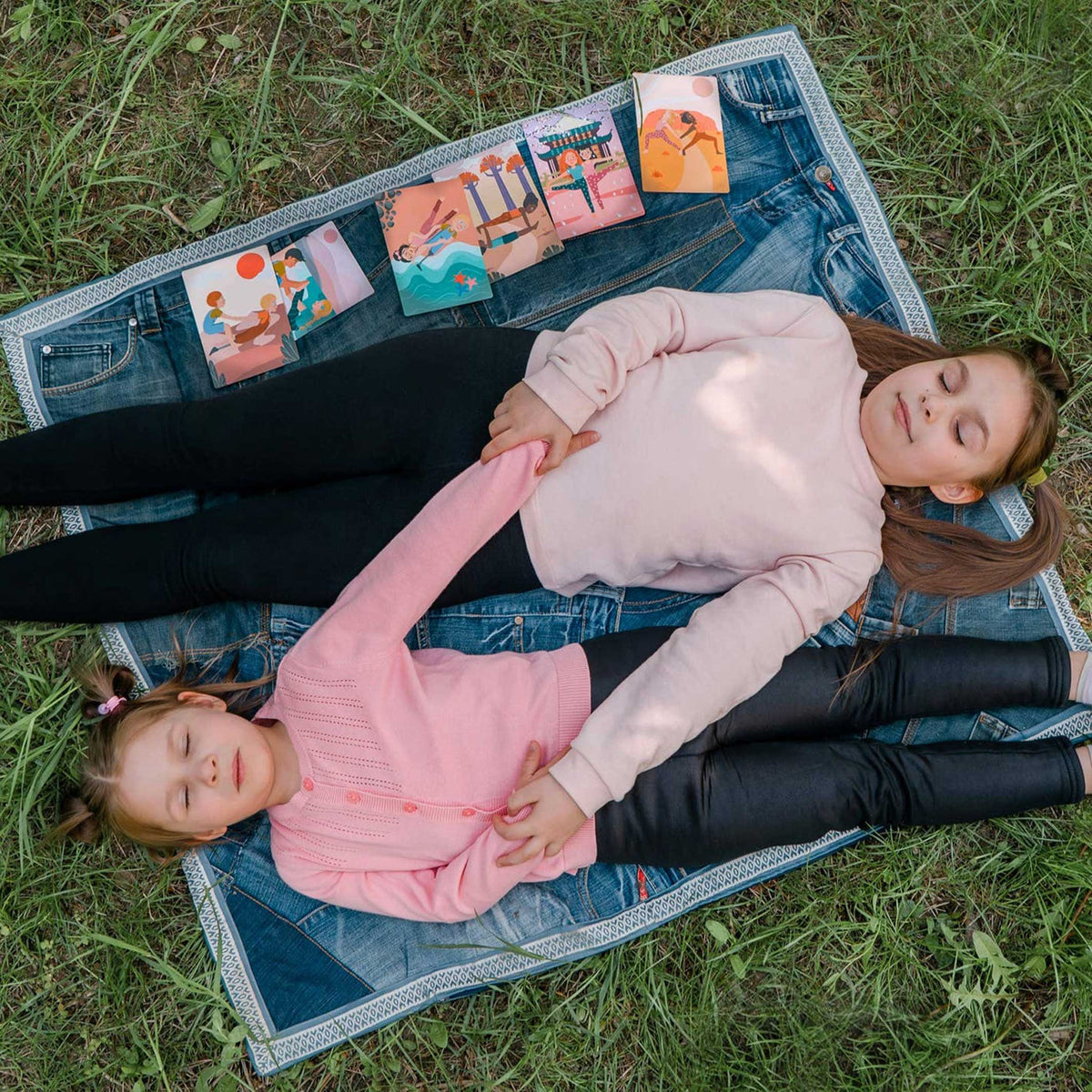 KIDS YOGA - Partner Expansion DECK | 30 additional Partner Yoga Exercises for kids | IMYOGI