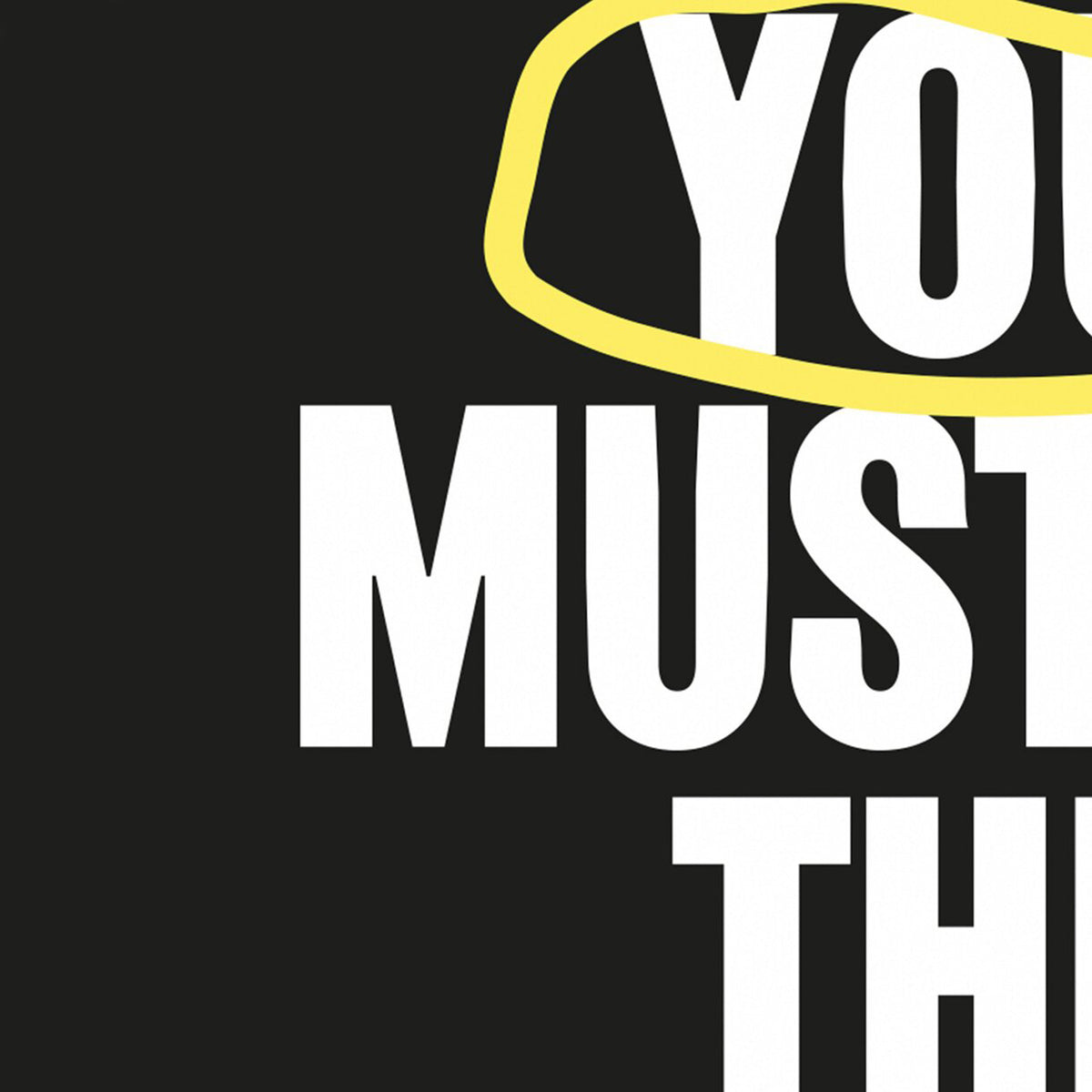 YOU MUST BE THE CHANGE | GRAPHIC L Serie | schwarzes NOTIZBUCH | Nuuna