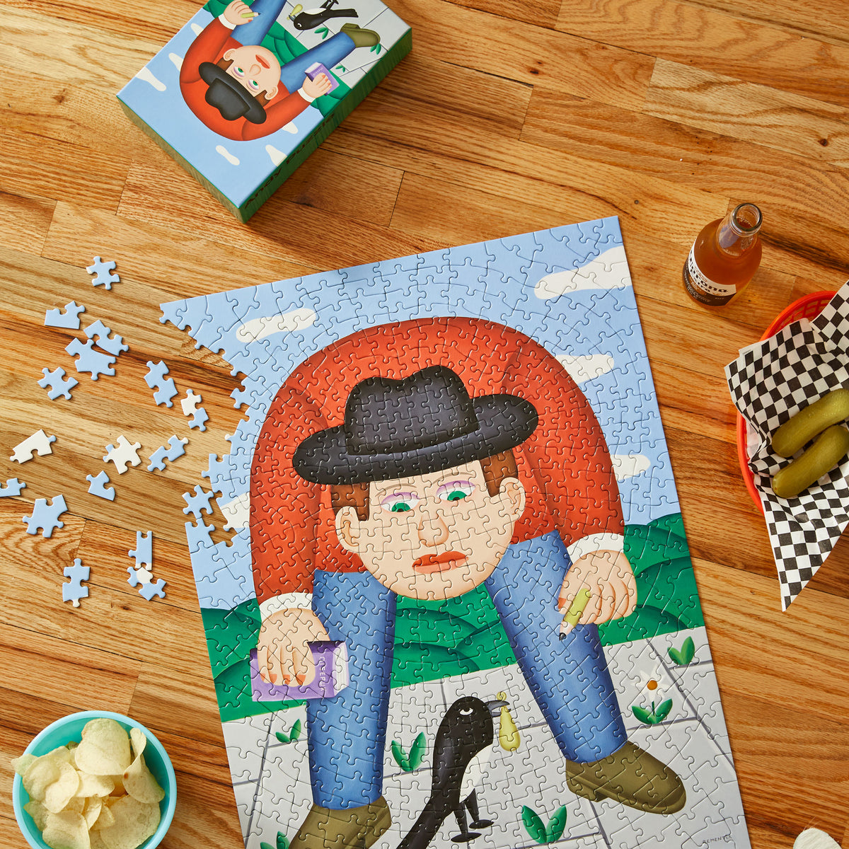 LA GAZZA LADRA | ANDY PUZZLE | 500 Teile | Andy Rementer | Areaware