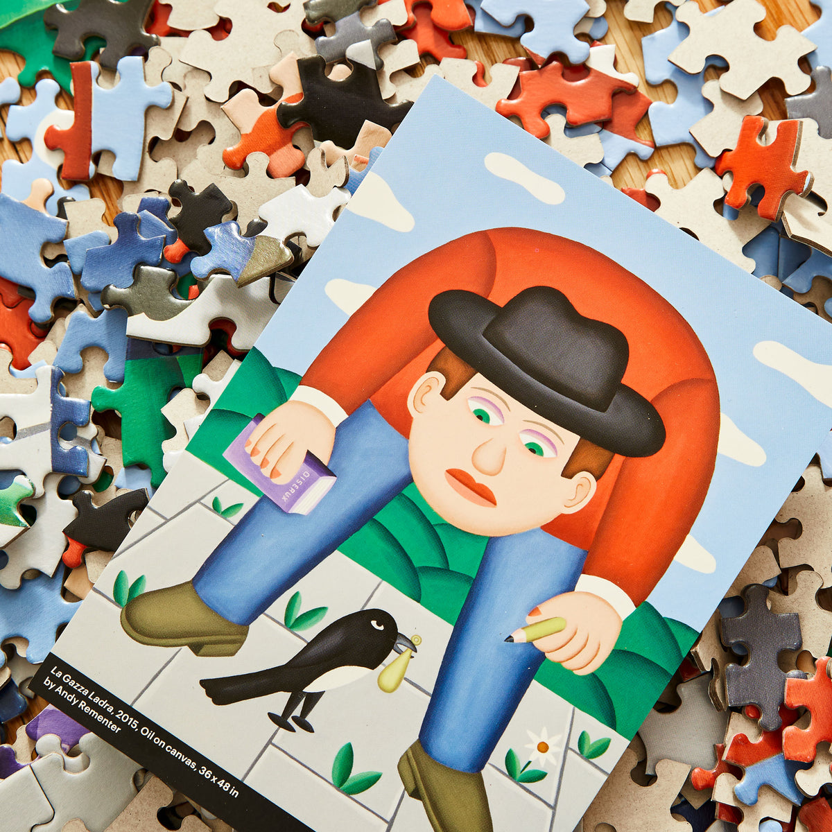 LA GAZZA LADRA | ANDY PUZZLE | 500 Teile | Andy Rementer | Areaware