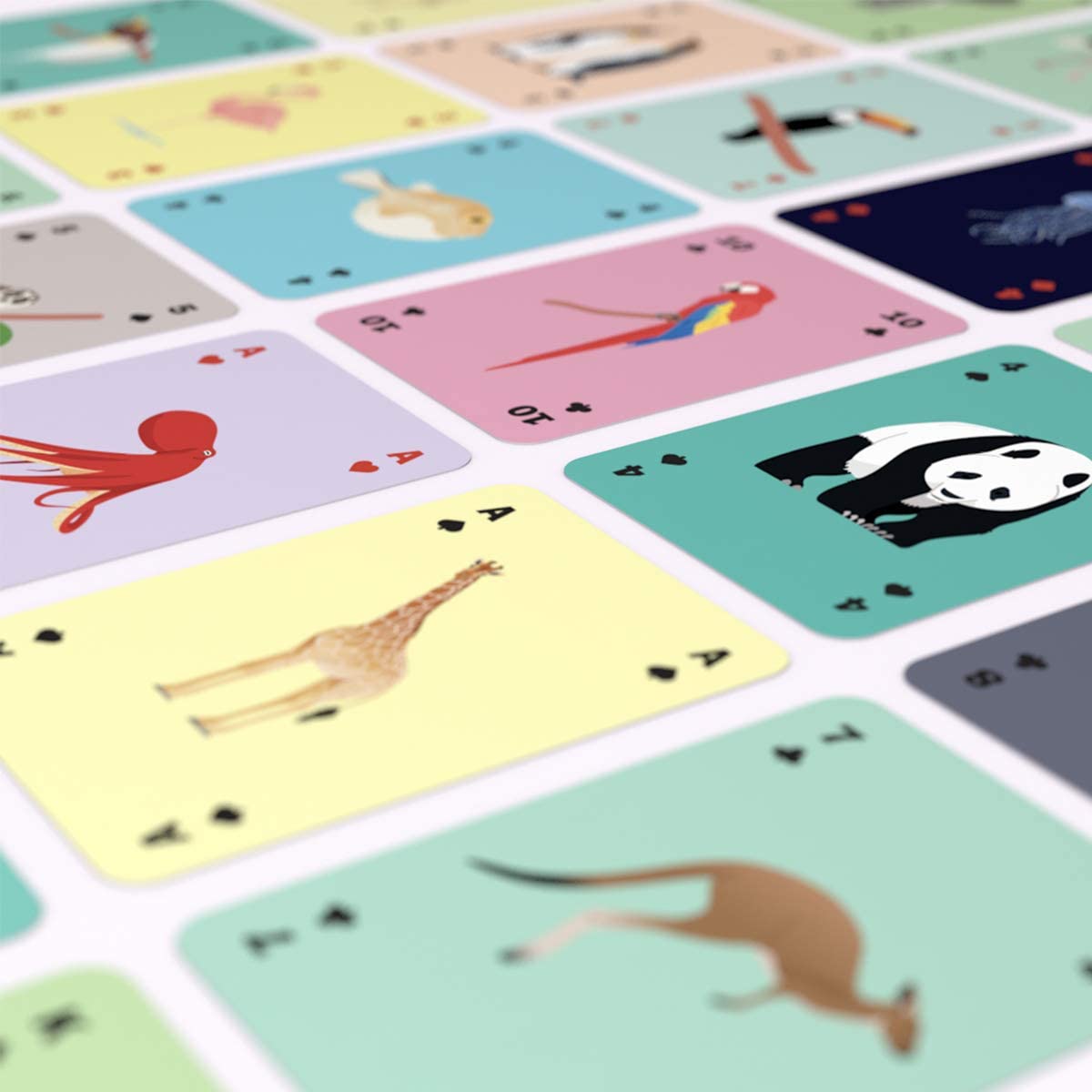 Playing Cards Animals – Animal Motifs · 54 Cards | The Cool Club